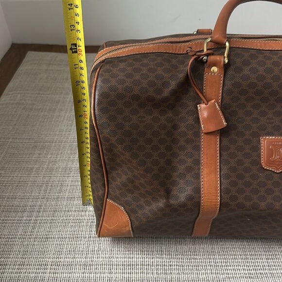 Authentic Vintage Celine Macadam Canvas Boston Travel Bag - Picture 16 of 16